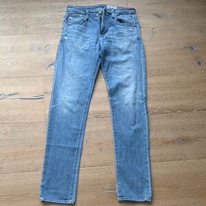 AG Adriano Goldschmied Faded Blue Slim Jeans